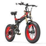 (UK Stock 2-5 Working Days Delivery) LANKELEISI X3000 PLUS-UP 1000W Motor 25-40KM/H 48V 17.5AH 20 Inch Electric Bike