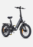 (UK STOCK 3-7 WORKING DAYS DELIVERY) ENGWE L20 3.0 Boost 250W 48V 13.5Ah (648Wh) Battery 75Nm Mid-drive Boost Power Full Suspension Compact 20 Inch Folding Ebike