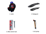 (UK Stock 2-5 Working Days Delivery) LANKELEISI MG740PLUS 2000W Dual Motor 45-51KM/H 48V 20AH 26 Inch Electric Bike