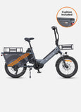 (UK STOCK 3-7 WORKING DAYS DELIVERY) ENGWE LE20 250W Mid-drive Torque Sensor Step-Thru Cargo Ebike