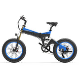 (UK Stock 2-5 Working Days Delivery) LANKELEISI X3000 PLUS-UP 1000W Motor 25-40KM/H 48V 17.5AH 20 Inch Electric Bike
