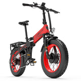 (UK Stock 2-5 Working Days Delivery) LANKELEISI X2000MAX 1000W Motor 25-48KM/H 48V 20AH 20 Inch Electric Bike
