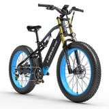 (UK Stock 2-5 Working Days Delivery) LANKELEISI RV700 1000W Motor 38-45KM/H 48V 16AH 26 Inch Electric Bike
