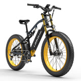 (UK Stock 2-5 Working Days Delivery) LANKELEISI RV700 1000W Motor 38-45KM/H 48V 16AH 26 Inch Electric Bike