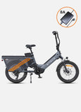 (UK STOCK 3-7 WORKING DAYS DELIVERY) ENGWE LE20 250W Mid-drive Torque Sensor Step-Thru Cargo Ebike