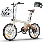 (UK Stock 1-2 Working Days Delivery) ADO Air Carbon 250W BAFANG Motor 25km/h Portable Battery 36V/9.6Ah Torque Sensor 12.5kg Carbon Fiber 20 Inch Folding Electric Bike