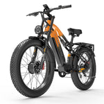 (UK Stock 2-5 Working Days Delivery) LANKELEISI MG800MAX 1000Wx2 Motor 25-48KM/H 48V 20AH 26 Inch Electric Bike