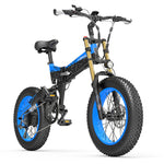 (UK Stock 2-5 Working Days Delivery) LANKELEISI X3000 PLUS-UP 1000W Motor 25-40KM/H 48V 17.5AH 20 Inch Electric Bike