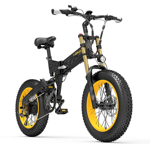 (UK Stock 2-5 Working Days Delivery) LANKELEISI X3000 PLUS-UP 1000W Motor 25-40KM/H 48V 17.5AH 20 Inch Electric Bike