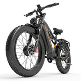 (UK Stock 2-5 Working Days Delivery) LANKELEISI MG800MAX 1000Wx2 Motor 25-48KM/H 48V 20AH 26 Inch Electric Bike