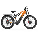 (UK Stock 2-5 Working Days Delivery) LANKELEISI MG800MAX 1000Wx2 Motor 25-48KM/H 48V 20AH 26 Inch Electric Bike