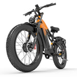 (UK Stock 2-5 Working Days Delivery) LANKELEISI MG800MAX 1000Wx2 Motor 25-48KM/H 48V 20AH 26 Inch Electric Bike