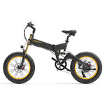 (UK Stock 2-5 Working Days Delivery) LANKELEISI X3000 PLUS-UP 1000W Motor 25-40KM/H 48V 17.5AH 20 Inch Electric Bike