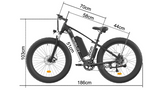 (UK Stock 2-5 Working Days Delivery) Niubility B26 1000W Motor 25KM/H 48V 15AH 26 Inch Electric Bike