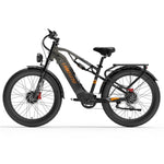 (UK Stock 2-5 Working Days Delivery) LANKELEISI MG800MAX 1000Wx2 Motor 25-48KM/H 48V 20AH 26 Inch Electric Bike