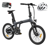 (UK Stock) ADO AIR 20S (With Front Fork Suspension) INTERNATIONAL VERSION 250W MOTOR 25KM/H 9.6AH 20 INCH FOLDING ELECTRIC BIKE