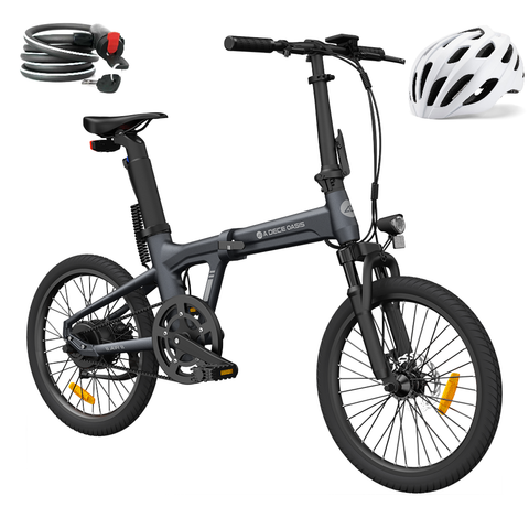 (UK Stock) ADO AIR 20S (With Front Fork Suspension) INTERNATIONAL VERSION 250W MOTOR 25KM/H 9.6AH 20 INCH FOLDING ELECTRIC BIKE