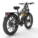 (UK Stock 2-5 Working Days Delivery) LANKELEISI MG800MAX 1000Wx2 Motor 25-48KM/H 48V 20AH 26 Inch Electric Bike