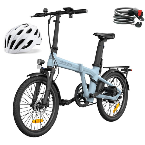 (UK Stock 1-2 Working Days Delivery) ADO Air 20 Pro CE VERSION 250W Motor 25km/h Samsung Battery 36V/9.6Ah Torque Sensor 20 Inch Folding Electric Bike