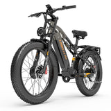 (UK Stock 2-5 Working Days Delivery) LANKELEISI MG800MAX 1000Wx2 Motor 25-48KM/H 48V 20AH 26 Inch Electric Bike