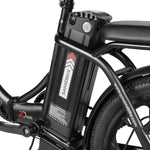 (UK Stock 3-7 Working Days Delivery) SAMEBIKE CY20 350W Motor 25km/h 12Ah 20 Inch Folding Electric Bike