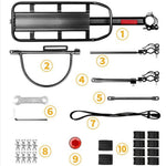 (Non-UK Stock) General Accessory REAR-RACK  For 20/29 Inch Ebikes