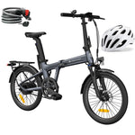 (UK Stock 1-2 Working Days Delivery) ADO Air 20 Pro CE VERSION 250W Motor 25km/h Samsung Battery 36V/9.6Ah Torque Sensor 20 Inch Folding Electric Bike