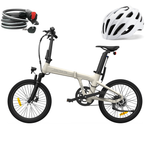 (UK Stock) ADO AIR 20S (With Front Fork Suspension) INTERNATIONAL VERSION 250W MOTOR 25KM/H 9.6AH 20 INCH FOLDING ELECTRIC BIKE
