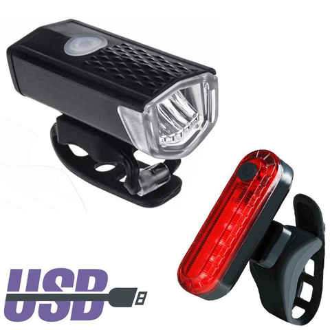 UK Stock General Accessory Front Light + Tail Light Set