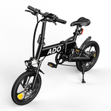 (UK Stock 1-3 Working Days Delivery) ADO A16+ International Version 250W Motor 25km/h 7.8AH 16 Inch Folding Electric Bike